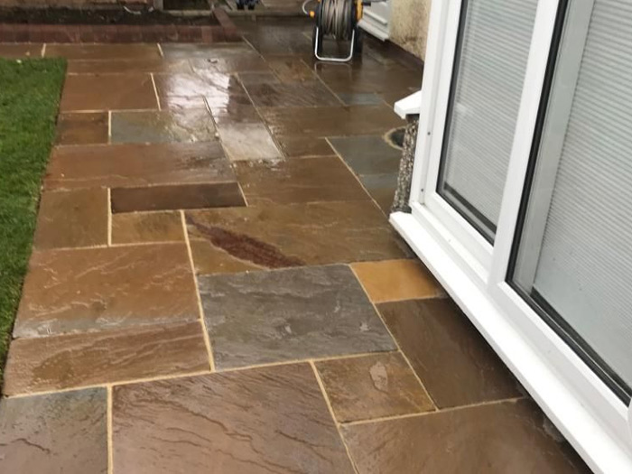 bishops stortford sandstone patios