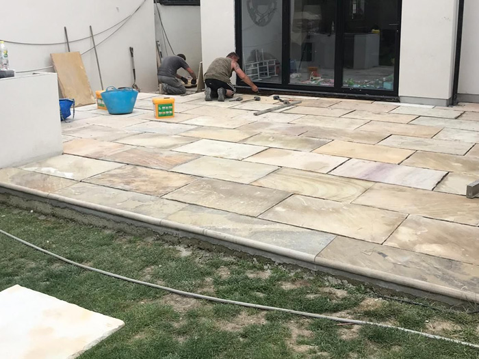 patio installation bishops stortford