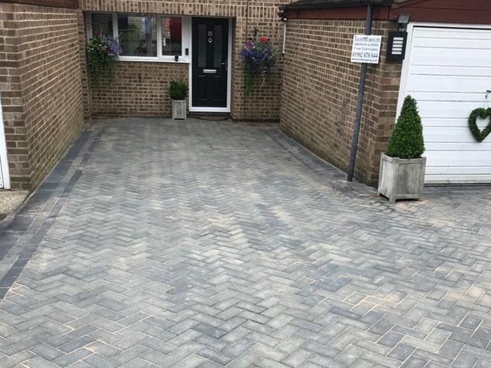 Chingford Mount paving