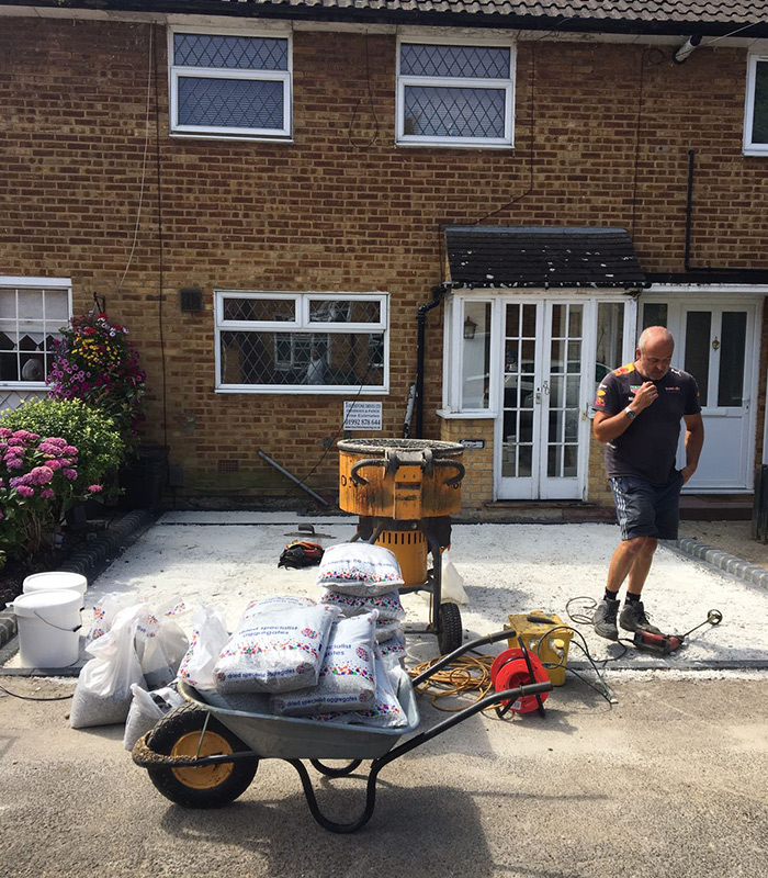 driveway in Chingford Mount